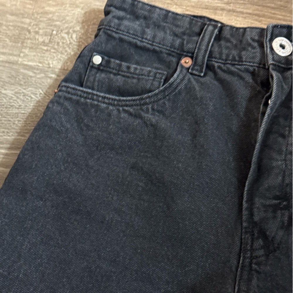 H&M Black Denim Jean Cutoff Shorts - Picture 7 of 15